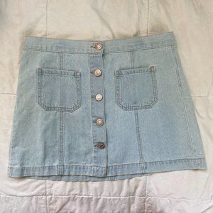 Light Wash Denim Skim